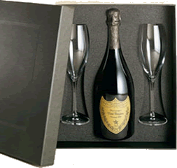 Dom Perignon 2002 and glasses.gif