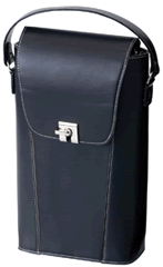 2 Bottle Leather Look Wine Carrier.gif