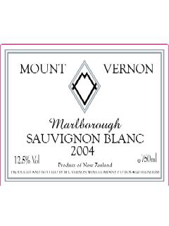 Mount Vernon Sauvignon Blanc 2004<br>Savings/doz $36.00